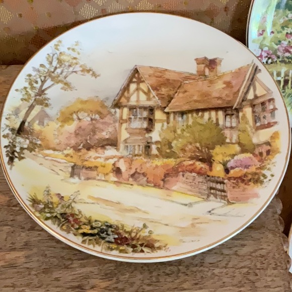 Heritage Regency Beautiful Cottages, Landscapes small plates, Set of 3 - Picture 5 of 10